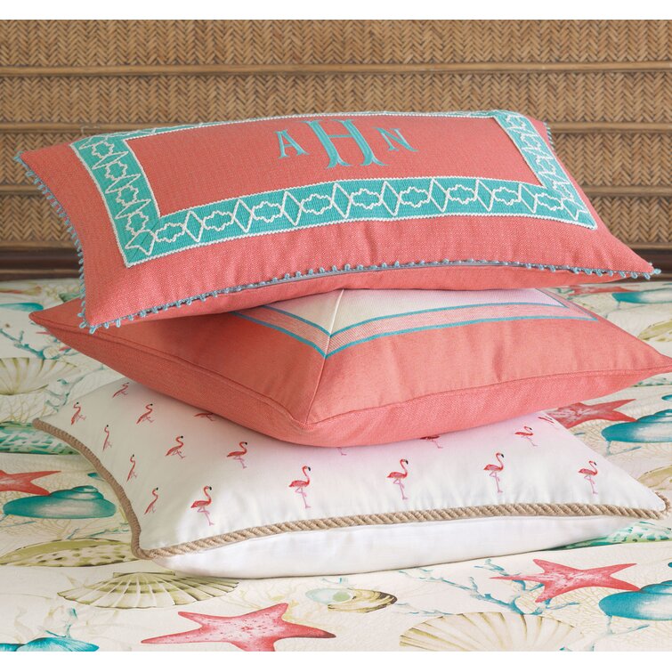 Monogram clearance lumbar pillow